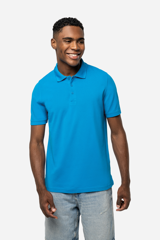 Polo piqué premium manches courtes homme