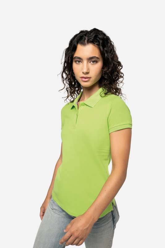 Polo premium manches courtes femme