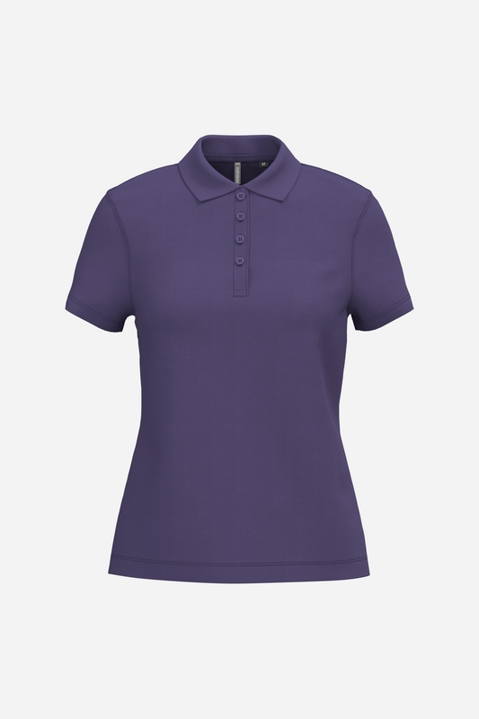 Polo piqué classique manches courtes femme