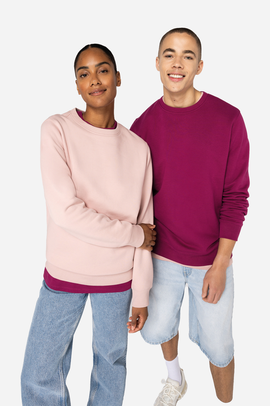 Sweat-shirt écoresponsable à col rond unisexe