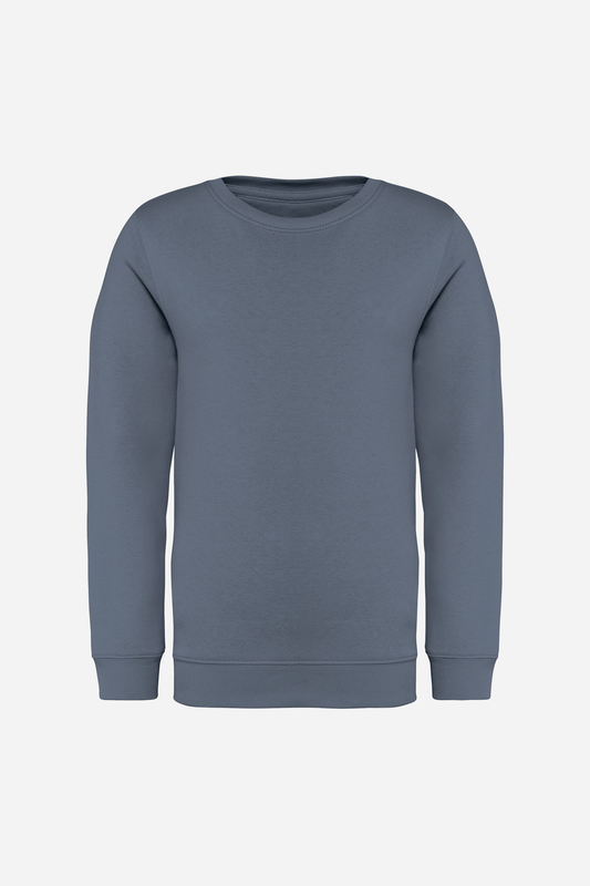 Sweat-shirt écoresponsable à col rond enfant