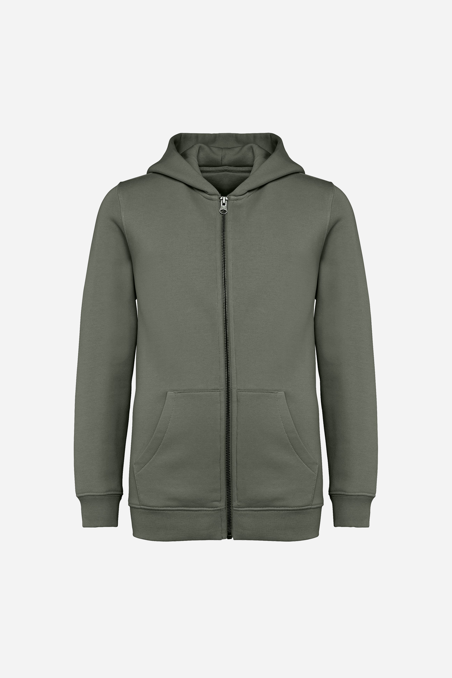 Sweat-shirt écoresponsable zippé à capuche enfant