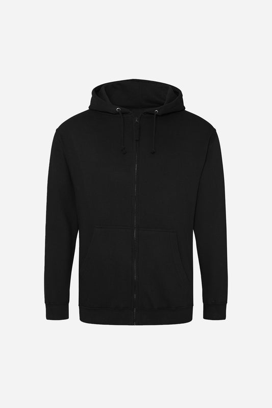 Sweat-shirt zippé à capuche unisexe