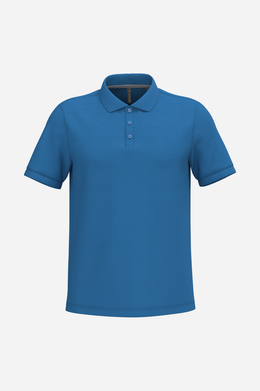 Polo piqué premium manches courtes homme