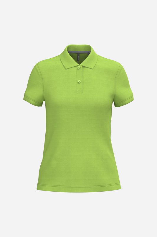Polo premium manches courtes femme