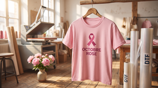 Octobre Rose 2026 : personnalise ton textile solidaire dès 1 pièce