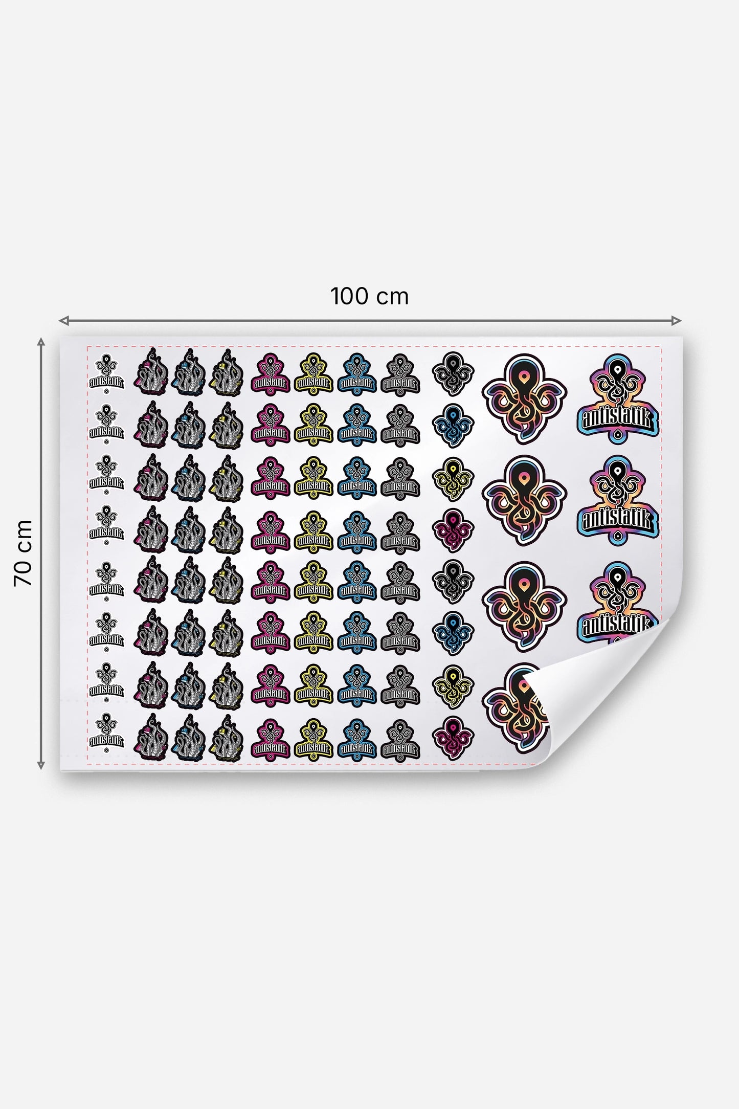Planche de stickers