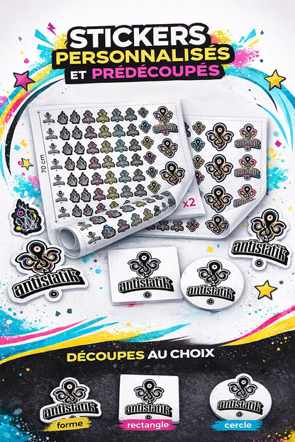 Planche de stickers