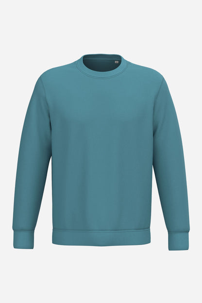 Sweat-shirt écoresponsable à col rond unisexe personnalisable