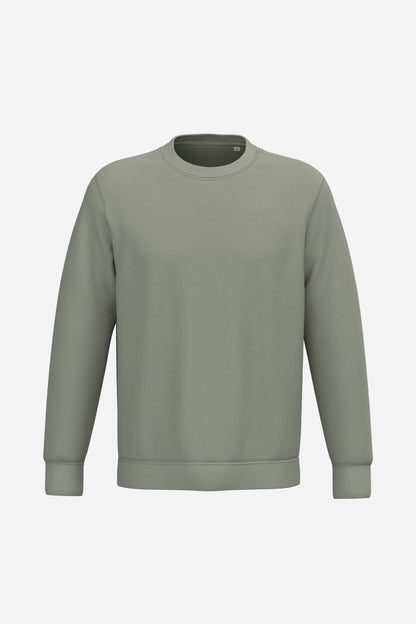 Sweat-shirt écoresponsable à col rond unisexe personnalisable