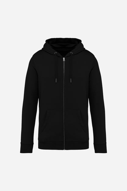 Sweat-shirt écoresponsable zippé à capuche unisexe
