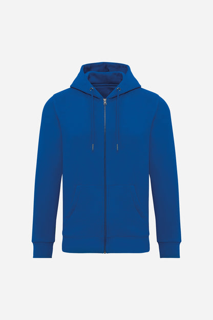 Sweat-shirt écoresponsable zippé à capuche unisexe