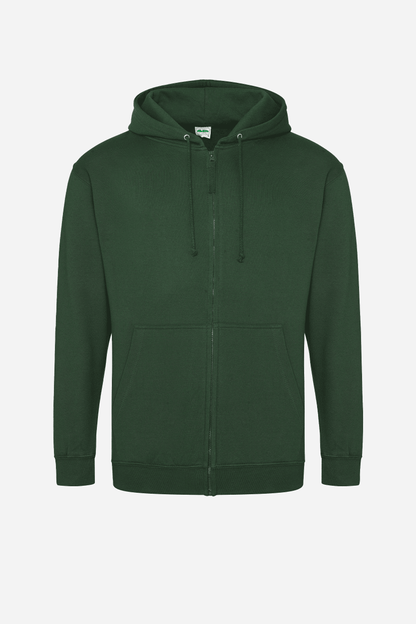 Sweat-shirt zippé à capuche unisexe personnalisable