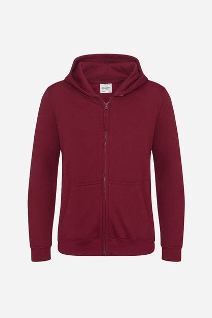 Sweat-shirt zippé à capuche Enfant (3-13 ans) unisexe personnalisable