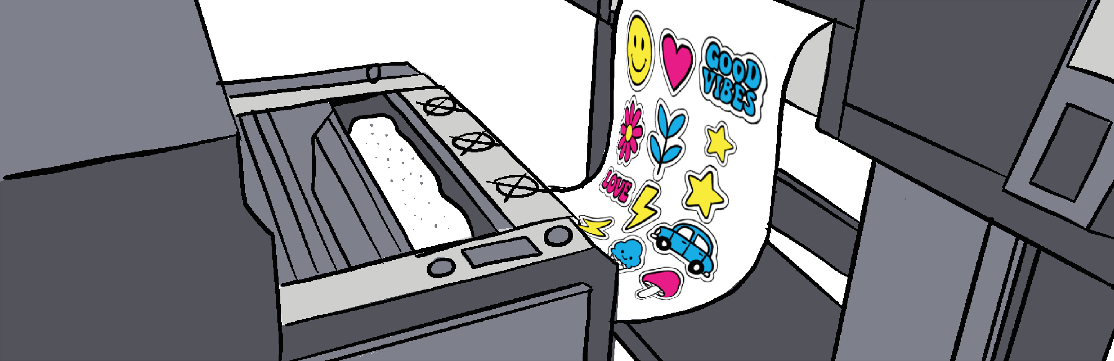 Bannière DTF, TRANSFERTS SÉRIGRAPHIQUES 