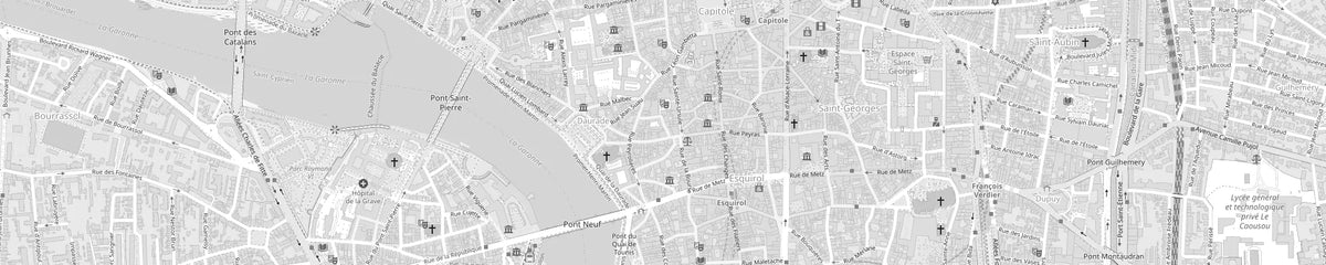 Plan d'accès : Boutique Antistatik, 3 rue Jacques Cujas, 31000 Toulouse