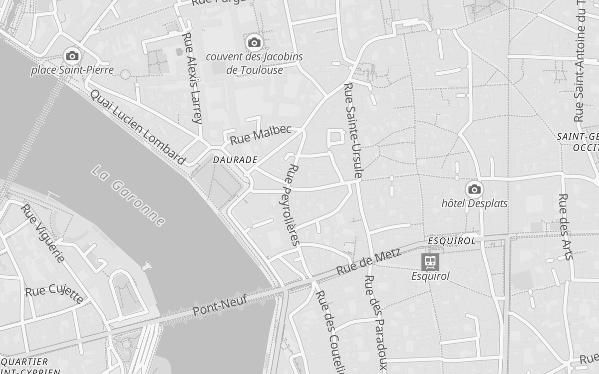 Plan d'accès : Boutique Antistatik, 3 rue Jacques Cujas, 31000 Toulouse