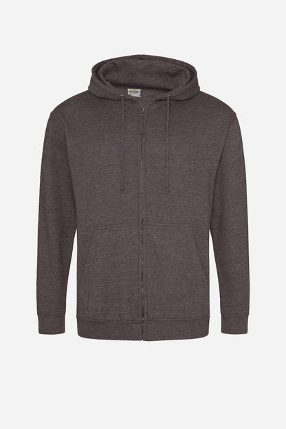 Sweat-shirt zippé à capuche unisexe personnalisable