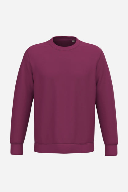 Sweat-shirt écoresponsable à col rond unisexe personnalisable