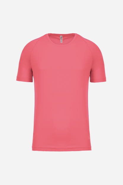 T-shirt de sport manches courtes Homme personnalisable