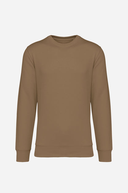 Sweat-shirt écoresponsable à col rond unisexe personnalisable