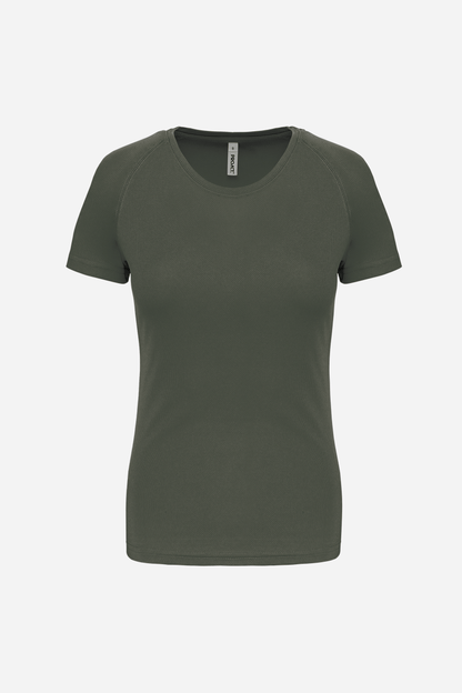 T-shirt de sport manches courtes Femme personnalisable