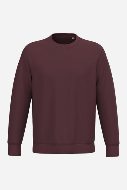 Sweat-shirt écoresponsable à col rond unisexe personnalisable