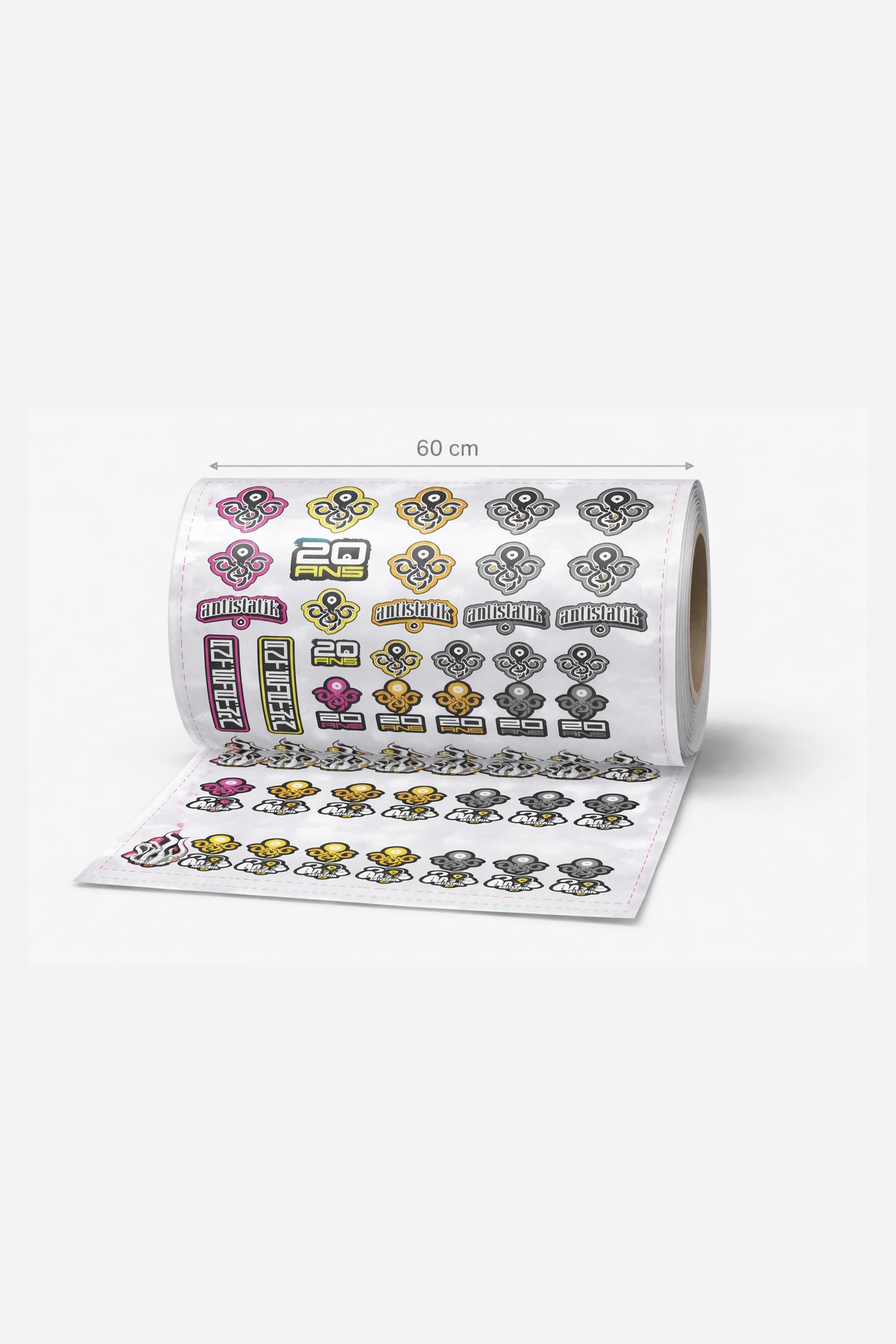 Planches DTF personnalisé 60 x 400 cm personnalisable | Antistatik