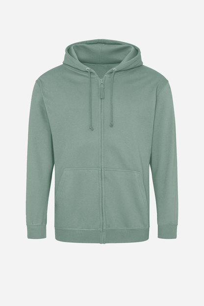 Sweat-shirt zippé à capuche unisexe personnalisable