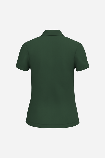 Polo écoresponsable maille piquée Femme personnalisable