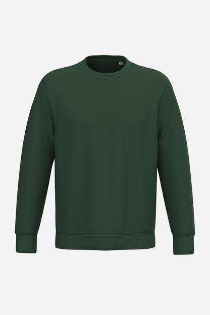 Sweat-shirt écoresponsable à col rond unisexe personnalisable