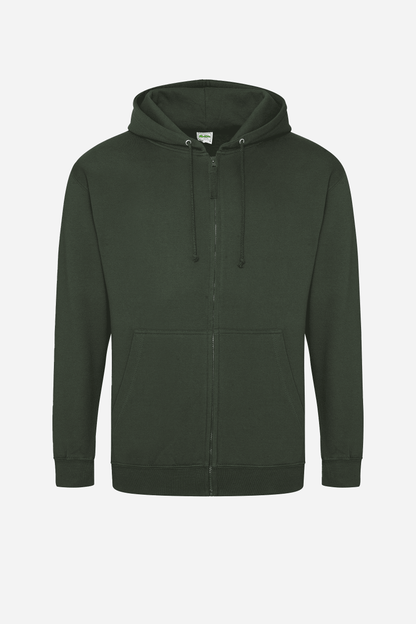 Sweat-shirt zippé à capuche unisexe personnalisable