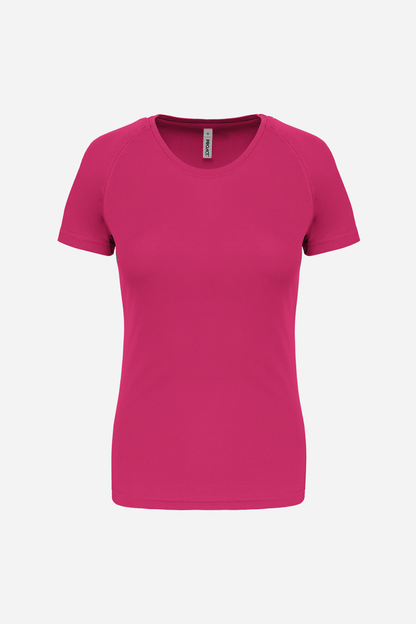 T-shirt de sport manches courtes Femme personnalisable