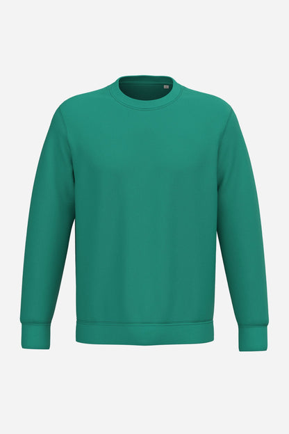 Sweat-shirt écoresponsable à col rond unisexe personnalisable