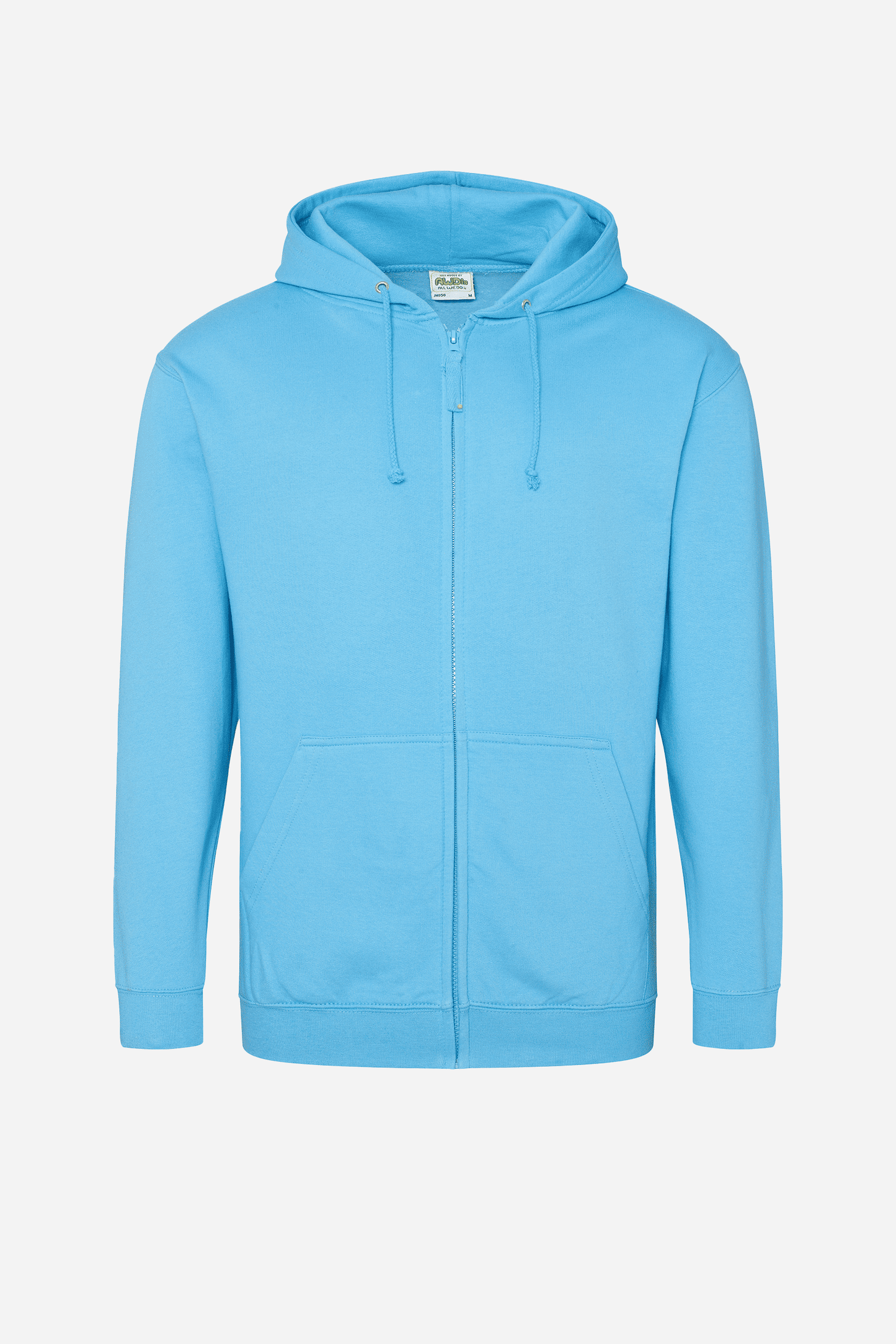 Sweat-shirt zippé à capuche unisexe personnalisable