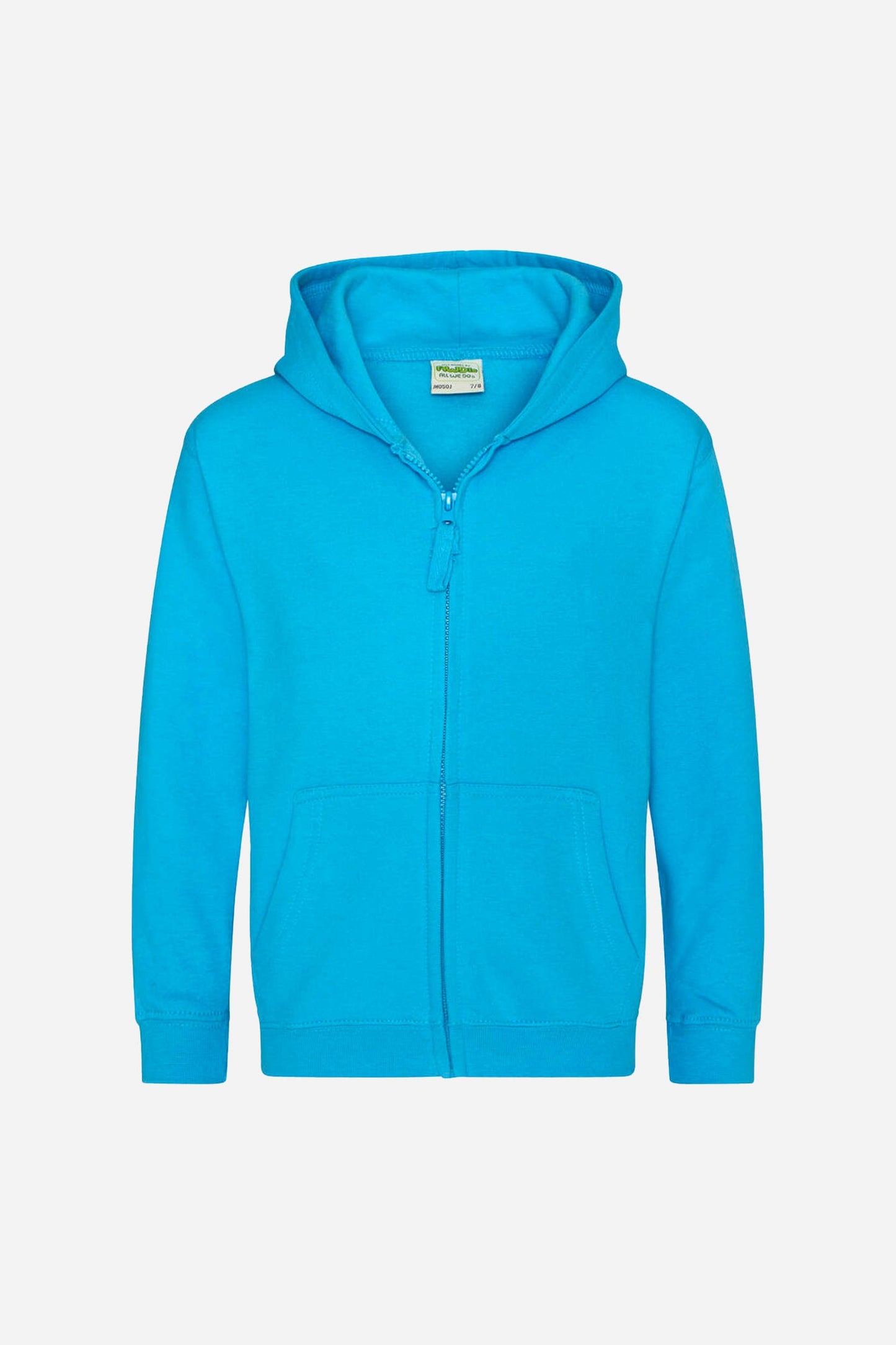 Sweat-shirt zippé à capuche Enfant (3-13 ans) unisexe personnalisable