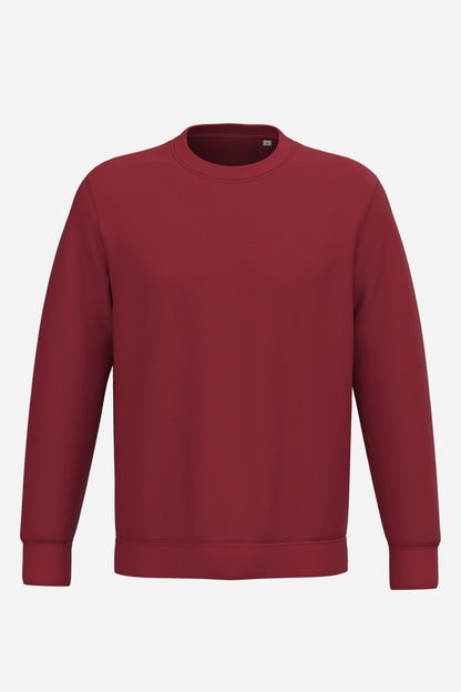 Sweat-shirt écoresponsable à col rond unisexe personnalisable