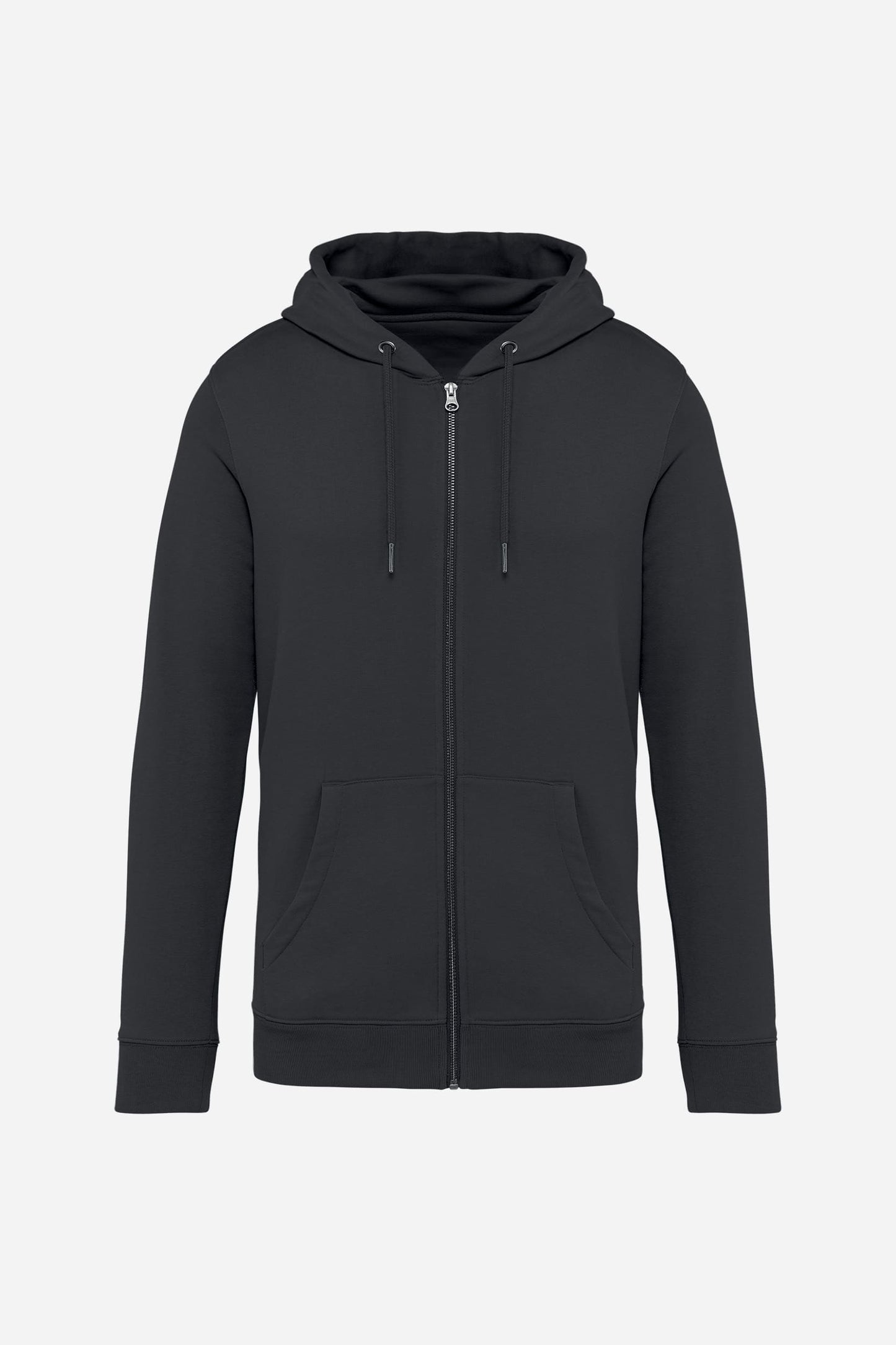 Sweat-shirt écoresponsable zippé à capuche unisexe personnalisable