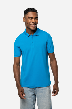 Polo piqué premium manches courtes homme