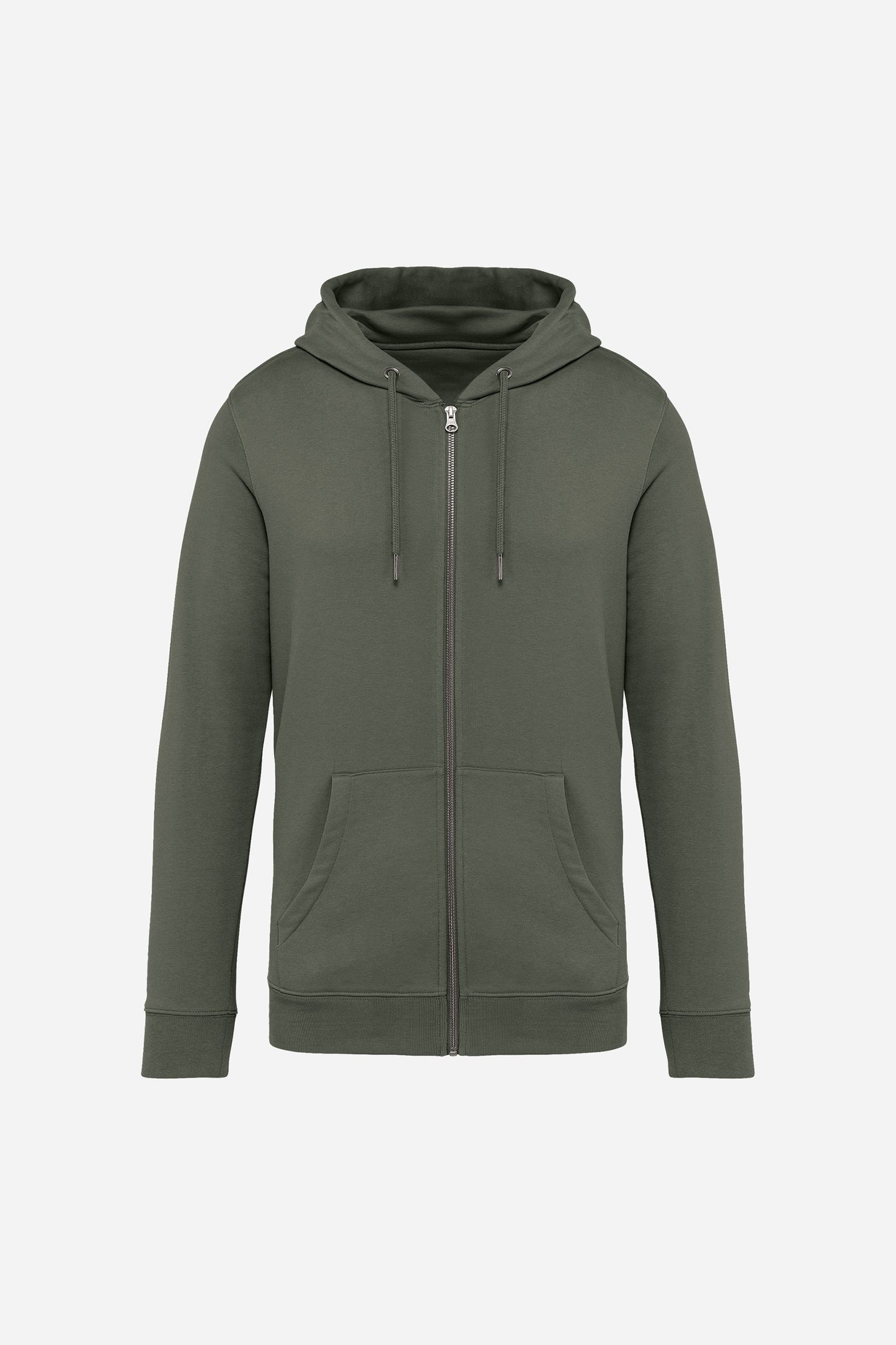 Sweat-shirt écoresponsable zippé à capuche unisexe