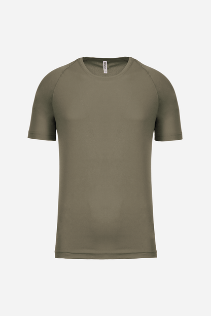 T-shirt de sport manches courtes Homme personnalisable