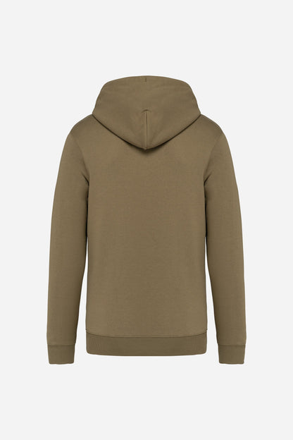 Sweat-shirt écoresponsable zippé à capuche unisexe personnalisable