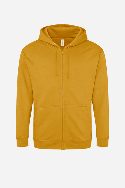 Sweat-shirt zippé à capuche unisexe personnalisable