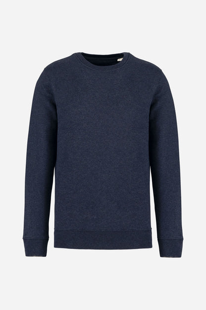 Sweat-shirt écoresponsable à col rond unisexe personnalisable