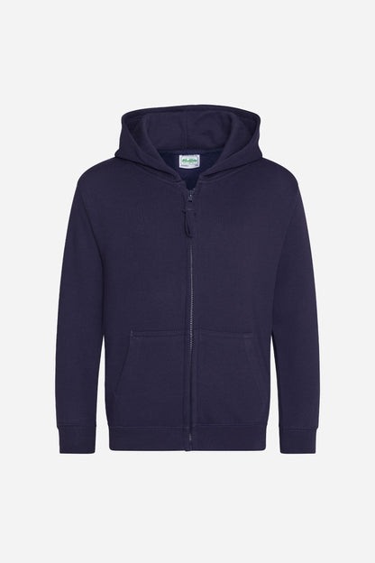 Sweat-shirt zippé à capuche Enfant (3-13 ans) unisexe personnalisable