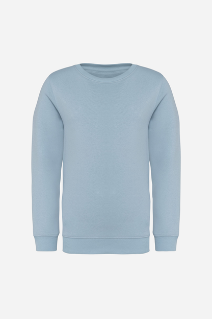 Sweat-shirt écoresponsable à col rond enfant