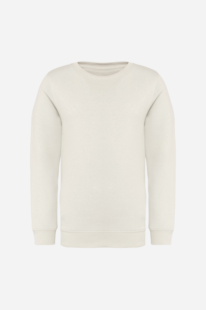 Sweat-shirt écoresponsable à col rond enfant