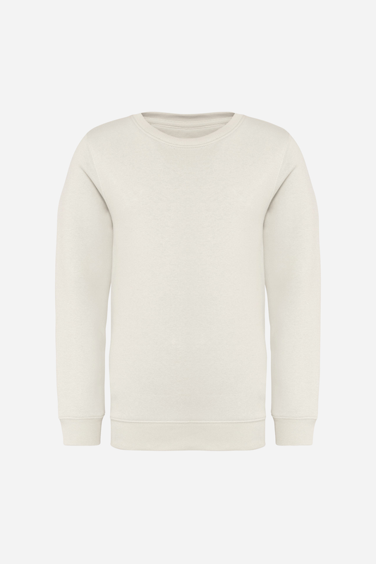 Sweat-shirt écoresponsable à col rond Enfant (4-14 ans) personnalisable