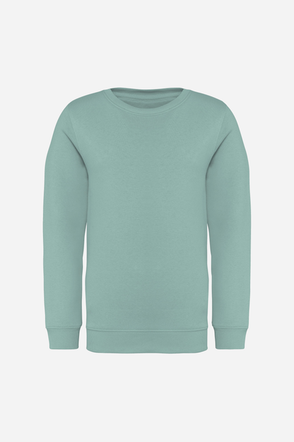 Sweat-shirt écoresponsable à col rond enfant