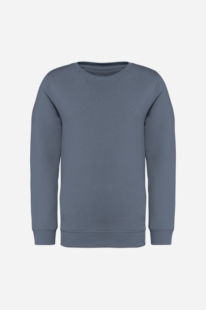 Sweat-shirt écoresponsable à col rond enfant